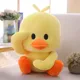 Canard en peluche en forme d'animal jouet créatif mignon jaune oreiller au beurre cadeaux