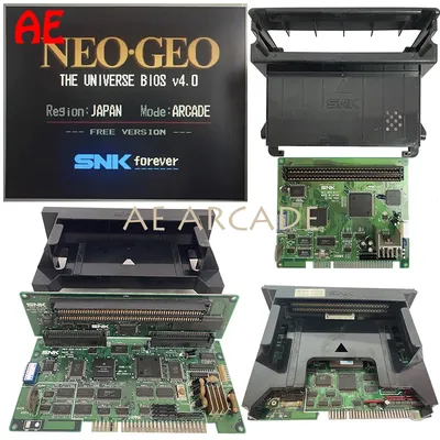 SNK NEOGEO-Carte mère MVS pour multi-cartouches Neo Geo mise à niveau vers la puce VERSE BIOS V4.0