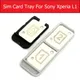 Group prise d'escalade de carte SIM simple et double pour Sony Xperia L1 fente pour carte SIM