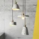 Luminaires suspendus nordiques en ciment blanc luminaires modernes salon bar cuisine lampe de