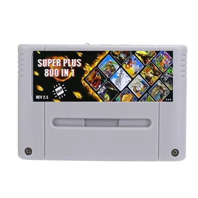Cartouche de jeu vidéo Super DSP Version Plus 800-en-1 REV 3.0 pour Console SFC/SNES