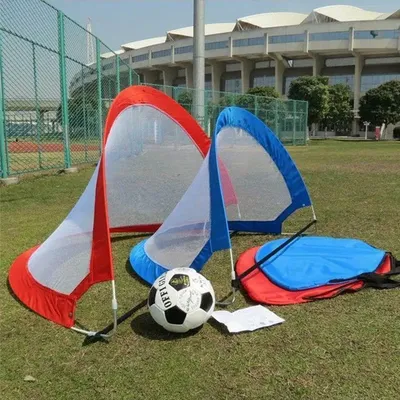 Filet de but de football pliant portable pour enfants mini tente d'entraînement de football jouet