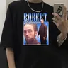 T-shirt unisexe Robert Pattinson vintage punk à la mode été 2022