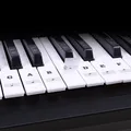 Autocollants de Piano transparents amovibles pour clavier ensemble complet d'autocollants pour