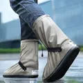 1 paire de couvre-chaussures épais et imperméable réutilisable pour moto cyclisme vélo