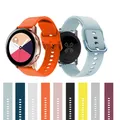 Bracelet de montre en silicone pour Samsung Galaxy Watch Active 2 3 42mm 41mm Gear Ltd dehors