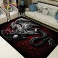 Tapis de la série Dragon lea tapis pour salon décoration de chambre à coucher tapis de coussin de