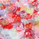 Collection de perles en acrylique Flora capuchons de fleurs accessoires de bijoux à bricoler