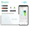 BSEED-Joli de Volet Roulant Wifi avec 1/2/3 lèvent 1/2/3 Voies Intelligent Tactile avec Alexa