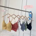 Soutien-gorge tubulaire en coton pour femmes sous-vêtements Sexy couleur unie nouvelle mode Push