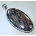 Pendentif en pierre de lune arc-en-ciel véritable labrumen ite rutile noir quartz rose agate