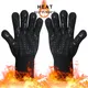 Gants de four à micro-ondes ignifugés gants de feu de barbecue non ald