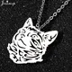 Collier pendentif animal de dessin animé pour femme bijoux de déclaration joli chat collier en