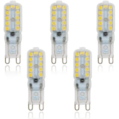 Ampoule led G9 5W ac 110v G9 5 pièces SMD 2835 remplacement de la lumière halogène 30/40W lampe