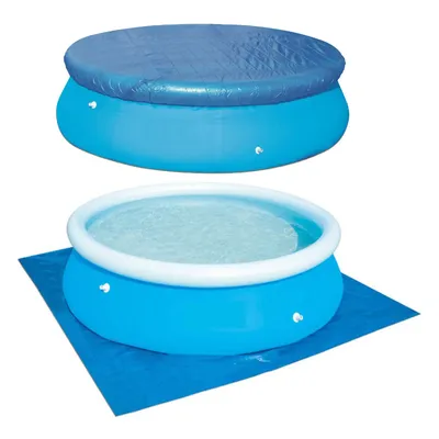 Couverture de piscine ronde en PVC de 305cm de diamètre couverture anti-poussière imperméable pour
