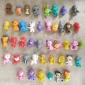 Lot de 10 mini figurines de dessin animé pour enfant mignon animal lapin théâtre famille