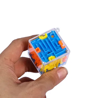 Puzzle 3D Labyrinthe Jouet pour Enfants Amusant Cerveau Jeu à Main Boîte Bébé Balance dos