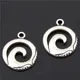 Colliers pendentif en argent Sea Wave Charms Composants de plage exécutifs Pendentifs de la