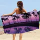 Serviette de plage légère Portable polyvalente Durable lavable séchage rapide pour l'été