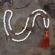Howlite 8mm collier Antique en Onyx japonais bijoux de Yoga Namaste pierres de Chakra Mala perle