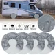 4Pcs 210T Heavy Duty RV Tire Cover Car Wheel Tire Covers Wheel Waterproof Protective Cover For Truck