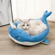 Lit universel super doux et mignon pour animaux de compagnie niche pour chien chat baleine