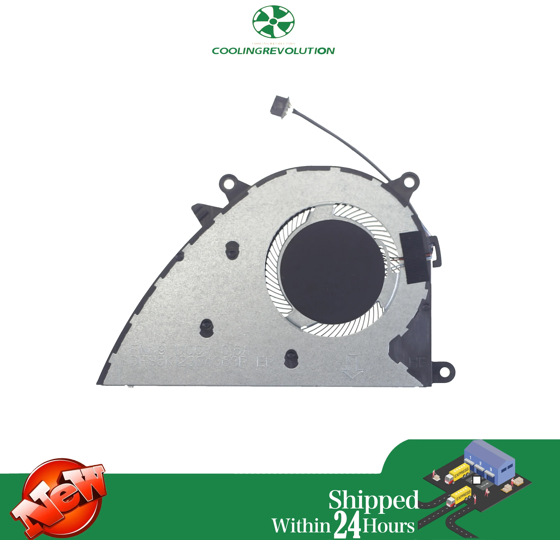 Ventilateur de refroidissement de processeur pour ordinateur portable, DC5V, 4 broches, pour HP 17-CN 17-CP Probook 470 G8 G9 6033B 0092801