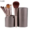 FJER-Ensemble de pinceaux de maquillage champange kit d'outils de beauté professionnels fond de