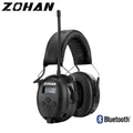 ZOHAN – protège-oreilles électronique Bluetooth 5.0 AM/FM avec batterie Lithium Rechargeable de