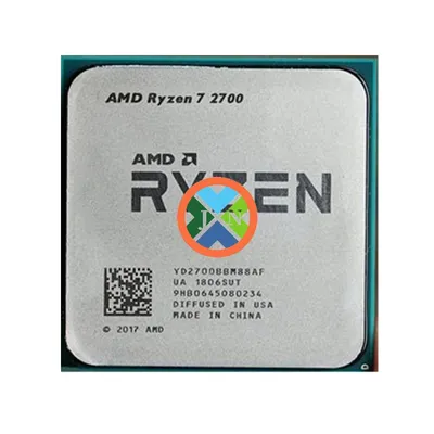 AMD-Processeur CPU Ryzen 7 2700 R7 2700 3.2 GHz 16 threads 16 Mo 65W socket AM4