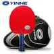 Yinhe-Raquette de tennis de table 07B 5 raquettes de ping-pong en bois caoutchouc élastique