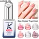 KODIES – vernis à ongles GEL blanc laiteux couche de finition 2 en 1 rose Nude couche de