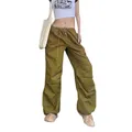 Fashion Women's Casual Pants with Elastic Waist Drawstring Loose Version Drawstring Spring Clothing