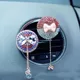 Cristal pendentif voiture Clip parfum voiture parfum climatiseur sortie pinces strass solide parfum