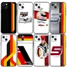 Vettel-Coque de protection pour casque coque de téléphone pour iPhone 11 14 15 Pro Max 13 12