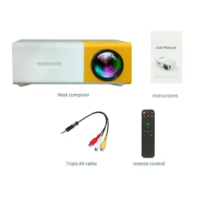 YG300-Mini budgétaire LED portable prise en charge 1080P compatible HDMI audio USB lecteur vidéo