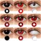 Lentilles de Contact de couleur Halloween 1 paire Cosplay Anime lentilles de Contact lentilles