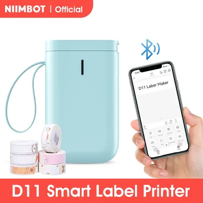 NiiMbot – Machine à étiquettes thermique D11 imprimante Portable sans fil Bluetooth plusieurs