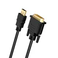 1m 1.5m 2m 3m 5m Câble DVI-D compatible HDMI vers DVI Câbles adaptateurs 24 + 1 broches 1080p pour