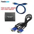 Convertisseur adaptateur VGA vers USB avec carte de capture audio et vidéo 1080p sans lecteur haute