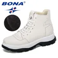 BONA – bottines courtes en microfibre pour femme chaussures d'extérieur confortables pour la