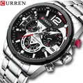Istro REN-Montre-bracelet chronographe étanche en acier inoxydable pour homme montre d'affaires