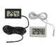 Capteur de température et humidité d'intérieur Mini écran numérique LCD pratique thermomètre sans