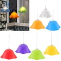 Lustre en PVC en forme de fleur moderne abat-jour de plafond couvercle d'abat-jour luminaire