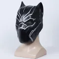 Masque en Latex Marvel The Avengers Black Panther Accessoires de Cosplay Habillage de Barrage de