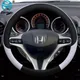DERMAY – housse de volant de voiture en cuir PU accessoires automobiles antidérapants pour Honda