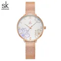 Shengke – Montre à Quartz pour femmes accessoire de mode de luxe livraison directe