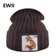 Bonnet d'hiver tricoté chapeau hommes hiver chapeaux pour hommes animal casquette adultes skullies