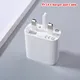 Chargeur de pipeline pour Xiaomi adaptateur mural d'alimentation câble Micro USB Type C prise UK