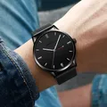 CRRJU-Montre-bracelet étanche à quartz fin pour homme montre d'affaires classique horloge